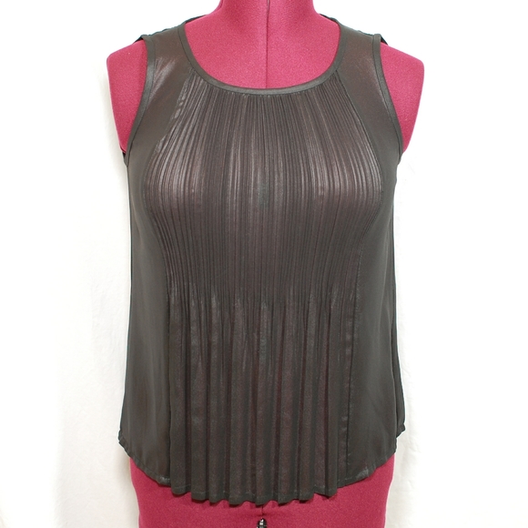 ROSEMUNDE Black Silk Tank - Picture 1 of 7
